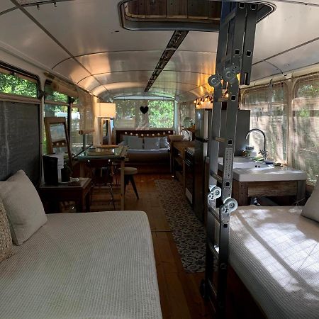 Magic Roof Top Bus With Big Bath In The Tree Forest! Mimizan-Plage Εξωτερικό φωτογραφία