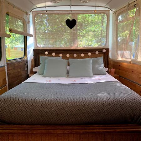 Magic Roof Top Bus With Big Bath In The Tree Forest! Mimizan-Plage Εξωτερικό φωτογραφία