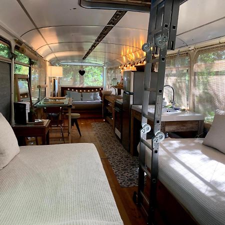 Magic Roof Top Bus With Big Bath In The Tree Forest! Mimizan-Plage Εξωτερικό φωτογραφία