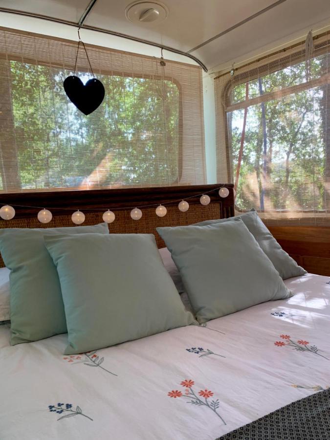 Magic Roof Top Bus With Big Bath In The Tree Forest! Mimizan-Plage Εξωτερικό φωτογραφία